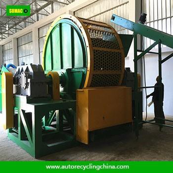 European Standard Double Shaft Waste Tyre Shredder