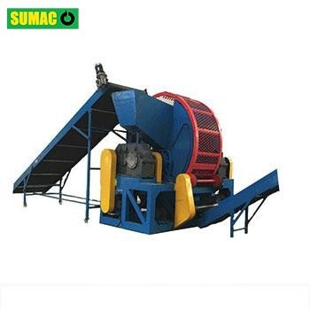 Dvojitý hřídel Kompletní drtič pneumatik s CE